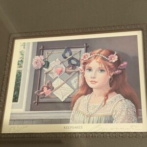 Keepsake Pati Bannister Signed Print 58/1000 Beautifully Framed